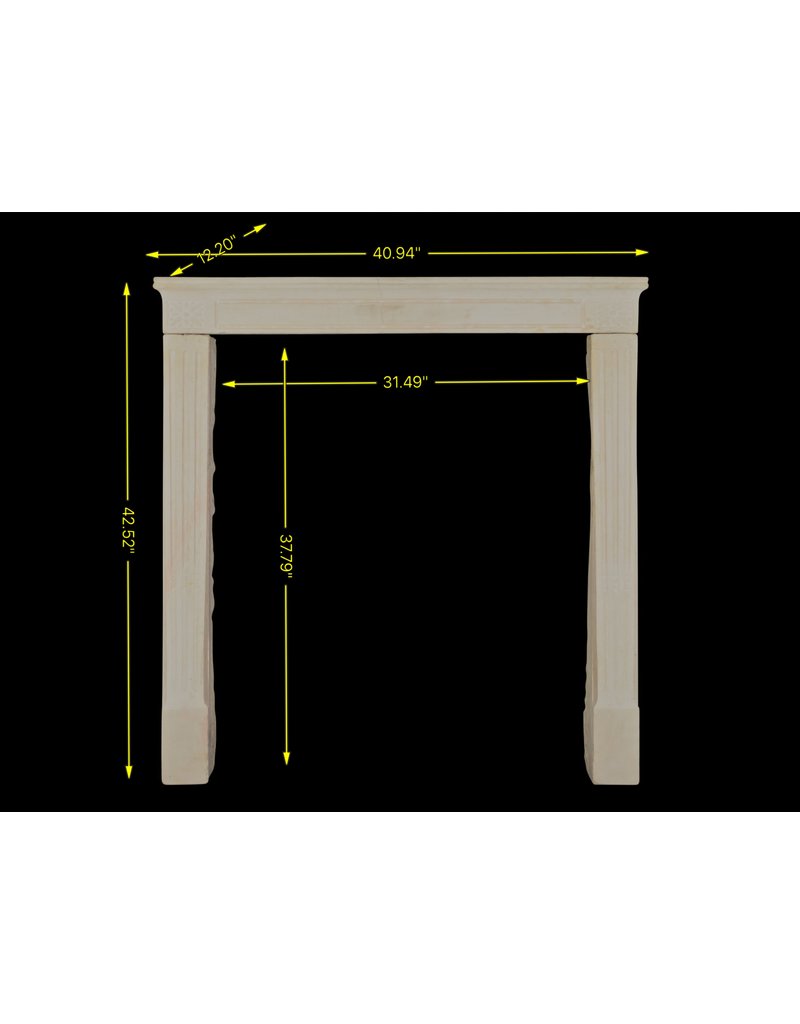 Fine French Limestone Reclaimed Fireplace Surround