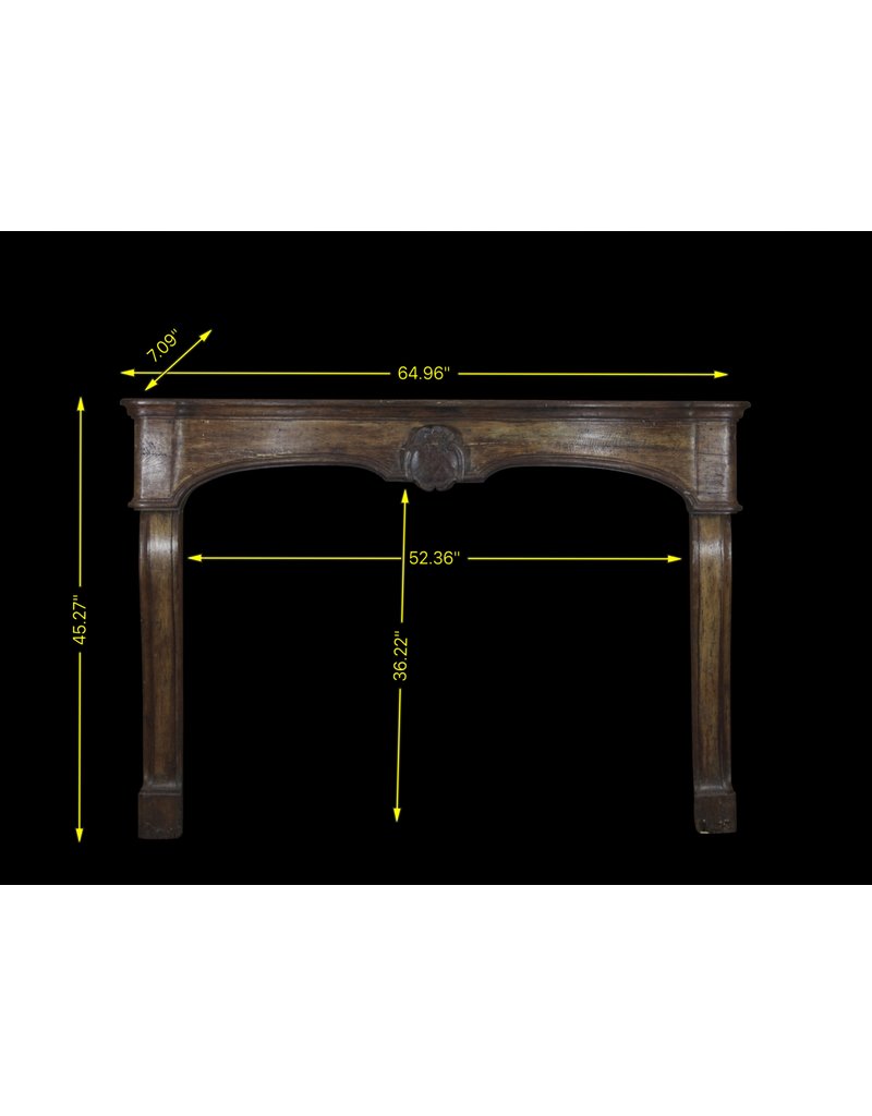 18Th Century French Oak Fireplace Surround