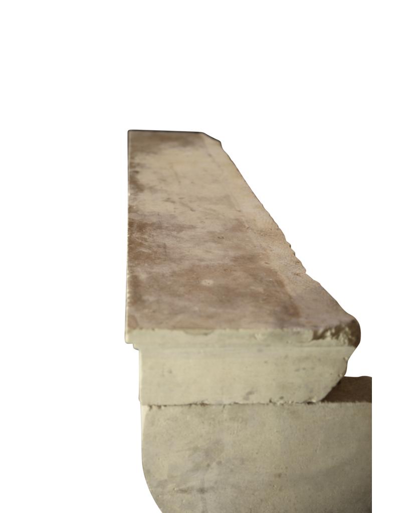 Elegante Franse Kalksteen Schouw