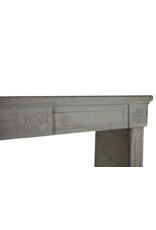 French Country Limestone Fireplace Mantle