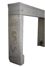 French Country Limestone Fireplace Mantle