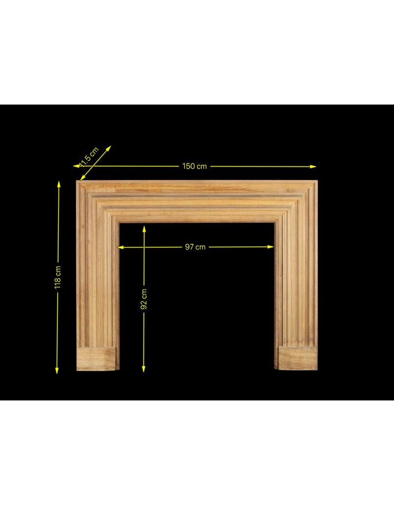 Bolection De Madera De Roble Chimenea