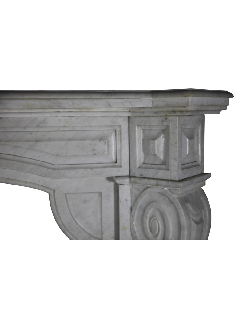 Belgian White Fireplace