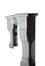 Belgian White Fireplace