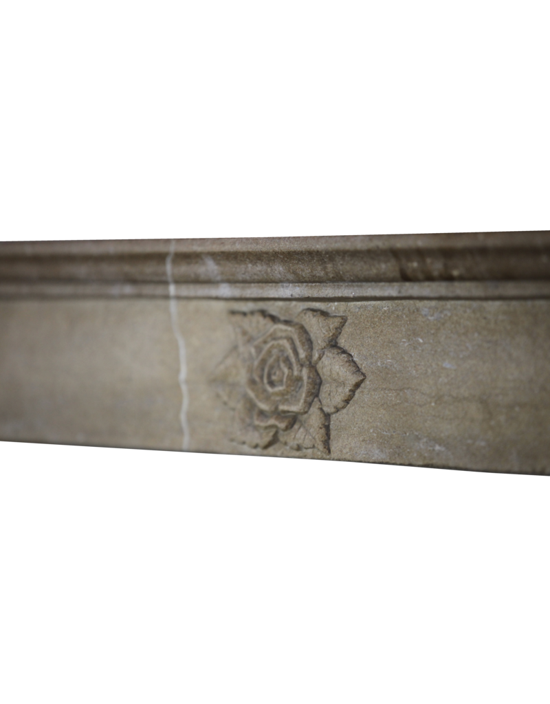 Art Deco Flower Detail French Limestone