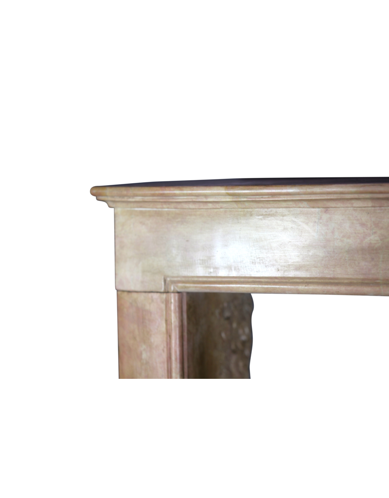 Maison Leon Van den Bogaert French Chic Rose Fireplace Surround
