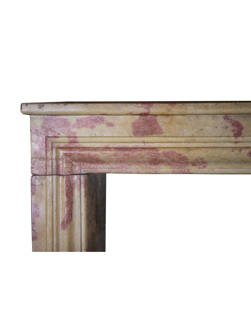 Multi Color French Vintage Fireplace Surround