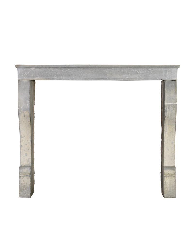 Small Grey French Antique Fireplace Surround