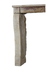 Maison Leon Van den Bogaert French Country Mantle In Limestone