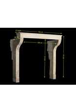 Rustikaler Höhe Französischen Kamin In Kalksandstein