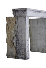 Maison Leon Van den Bogaert Rustic französisch Kalkstein Kaminverkleidung