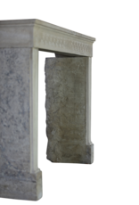 French Country Limestone Fireplace Mantle