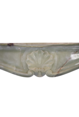Maison Leon Van den Bogaert Klassische Kaminverkleidung aus grünem Onyx