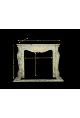Maison Leon Van den Bogaert Klassische Kaminverkleidung aus grünem Onyx