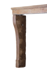 Maison Leon Van den Bogaert Rustic Antik Reclaimed Bauernhaus Kalkstein Kaminmaske