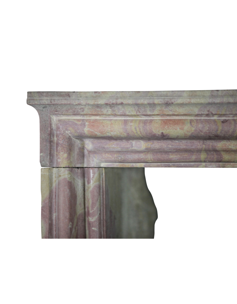 Multi Color French Vintage Fireplace Surround