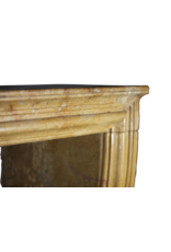 Multi Color French Vintage Fireplace Surround In Limestone