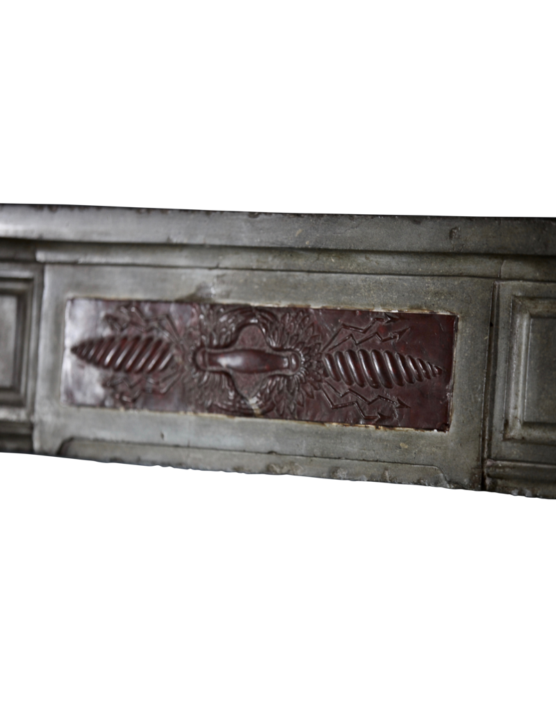 Maison Leon Van den Bogaert Antike französische Kaminverkleidung aus Burgund