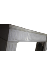 Maison Leon Van den Bogaert Vintage-Kaminmaske aus Carrara-Marmor