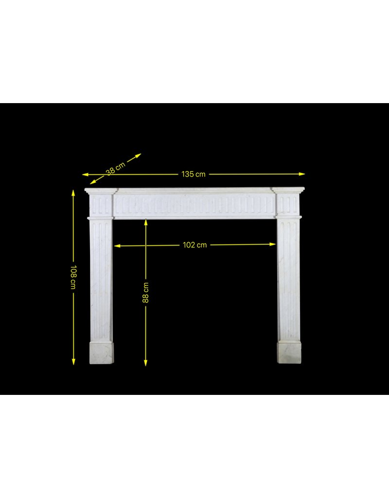 Vintage Carrara Fireplace Surround