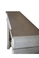 Maison Leon Van den Bogaert Vintage-Kaminmaske aus Carrara-Marmor