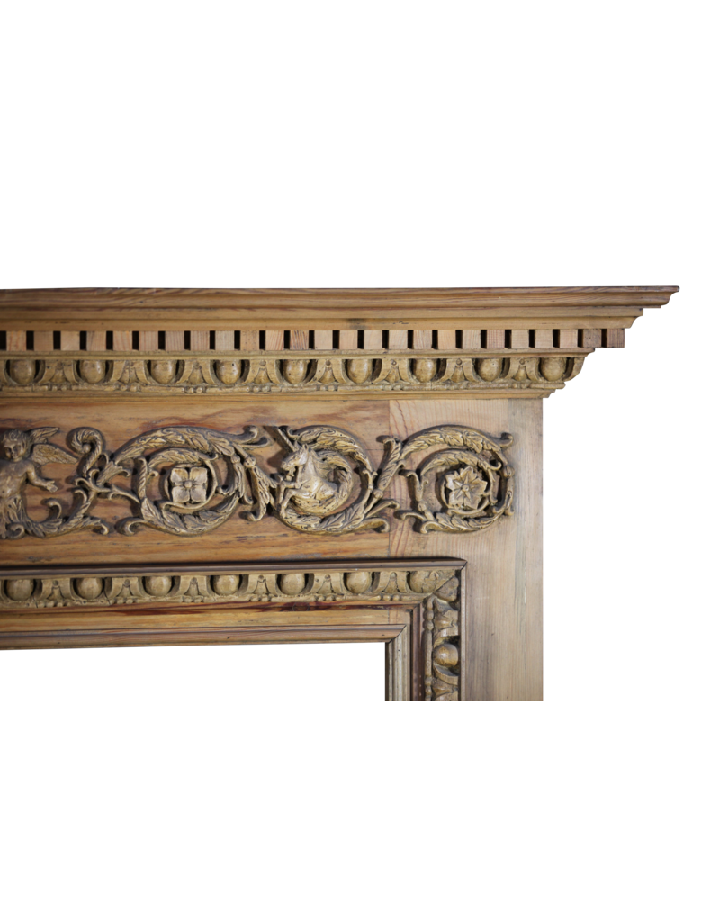 Georgian Style Pine Fireplace Surround