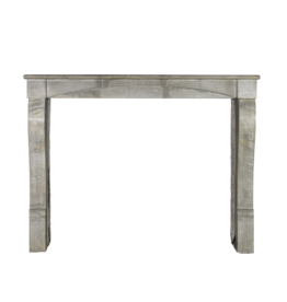 Blue French Stone Antique Fireplace Surround