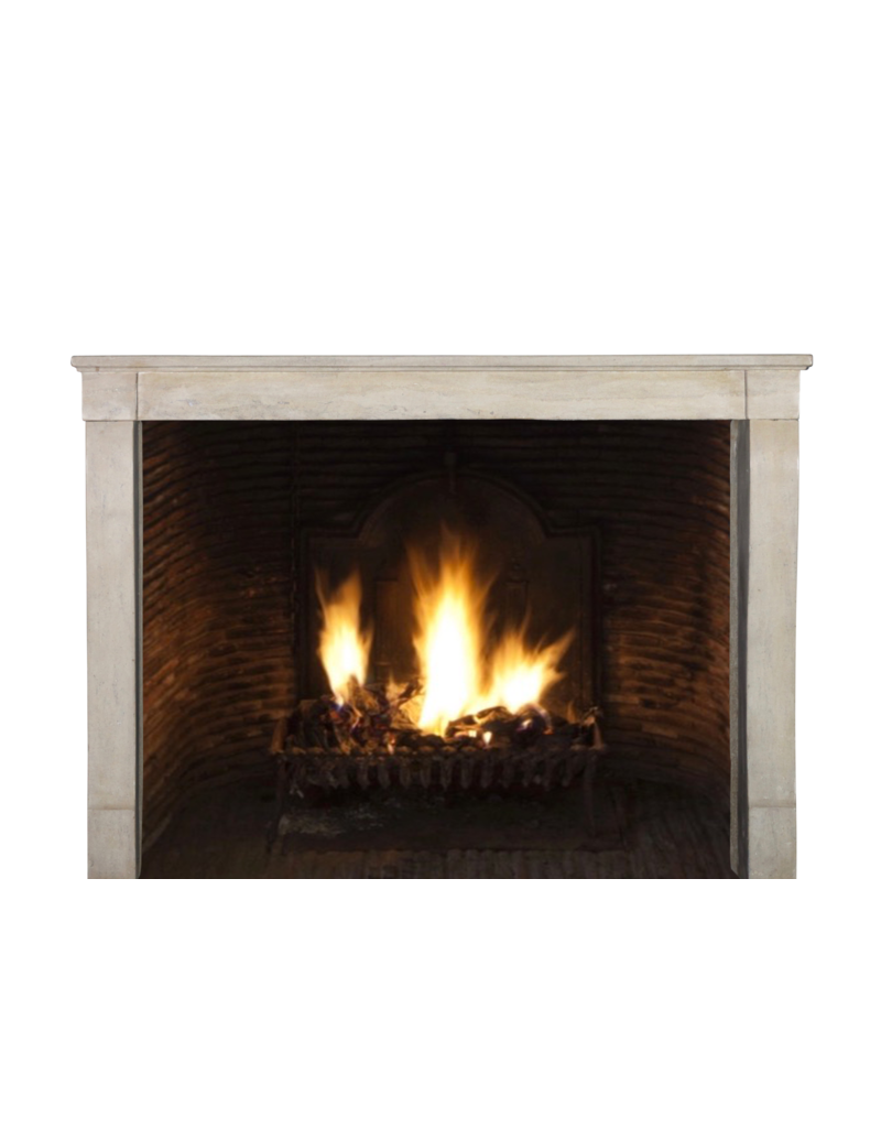 Timeless French Limestone Reclaimed Fireplace Surround