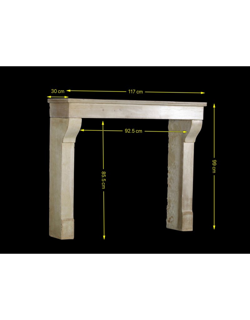 Fina Piedra Caliza Francesa Recuperada Chimenea