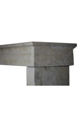 French Country Limestone Fireplace Surround