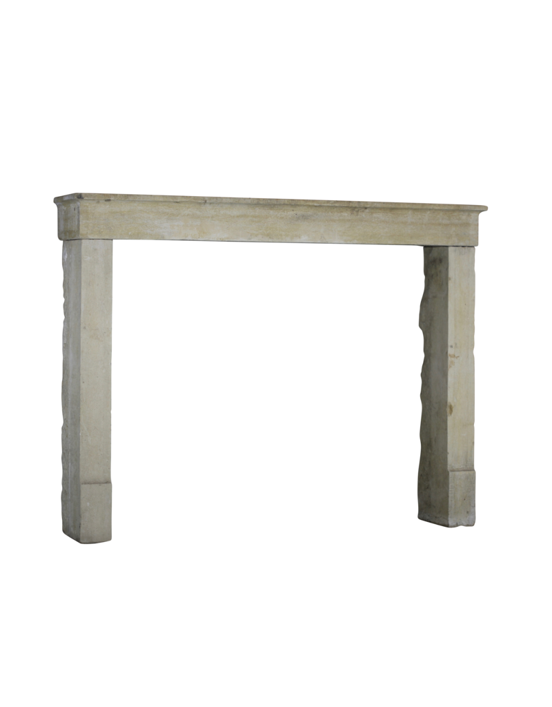 French Country Limestone Fireplace Surround