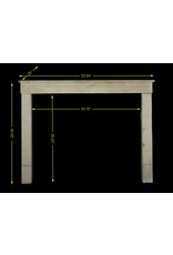 French Country Limestone Fireplace Surround