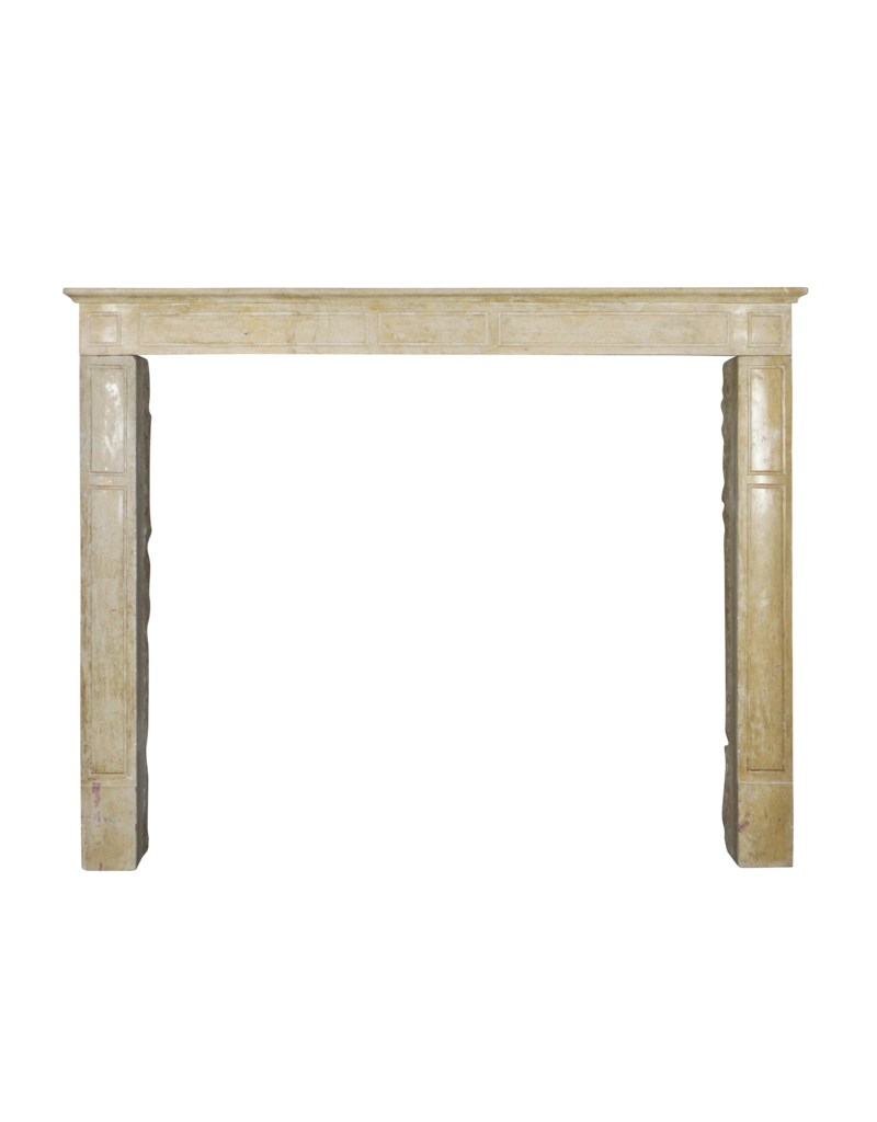 French Timeless Fireplace Surround In Limestone