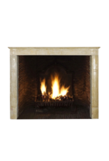 French Timeless Fireplace Surround In Limestone