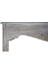 Grand Rustic Oak Fireplace Mantel