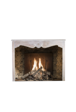 Maison Leon Van den Bogaert Grand Rustic Oak Fireplace Mantel