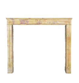 French Country Limestone Antique Fireplace Surround