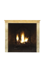 LXVI Style French Limestone Fireplace Surround