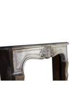 Maison Leon Van den Bogaert Cheminée française de style Régence du XXe siècle en chêne
