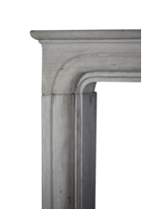 Square Firebox Limestone Antique Fireplace Surround