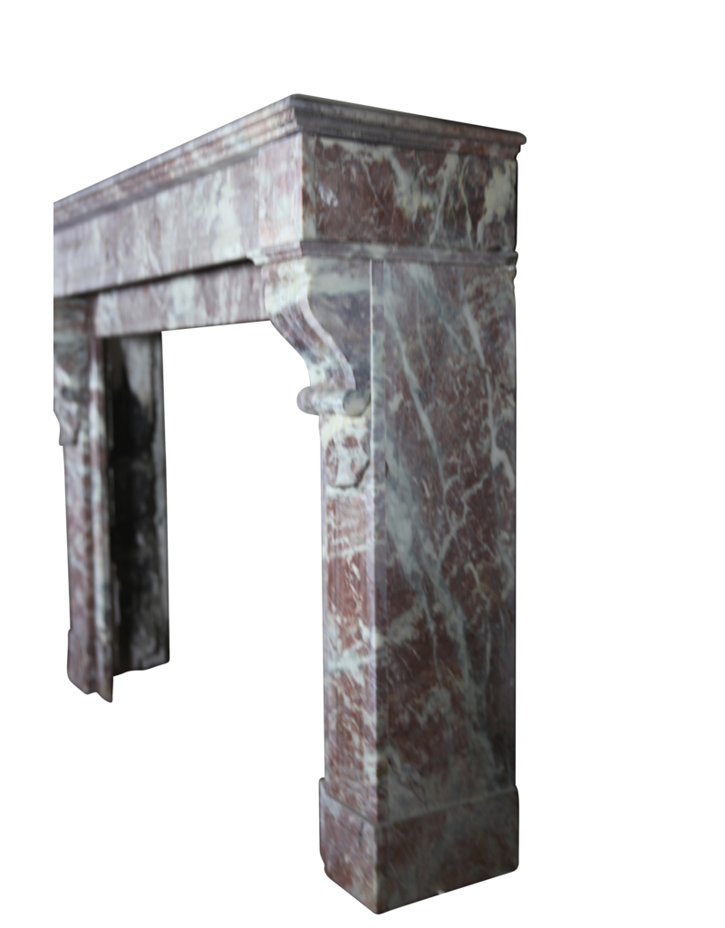 19Th Century Belgian Marble Fireplace Mantle