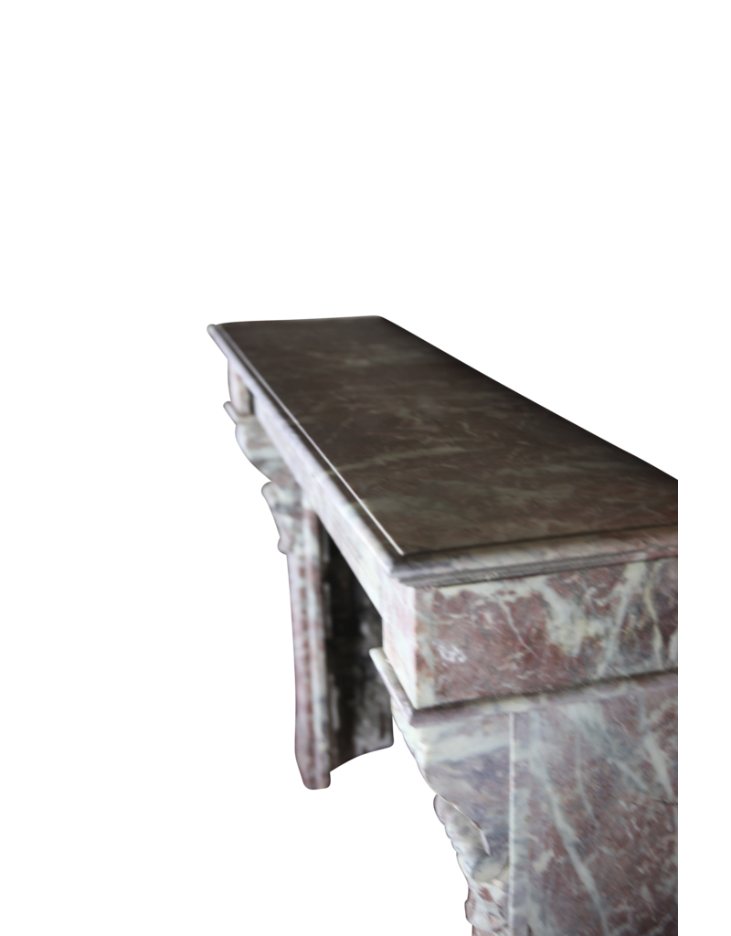 19Th Century Belgian Marble Fireplace Mantle