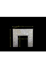 Maison Leon Van den Bogaert Art Deco Fireplace Surround In Brêche Marble