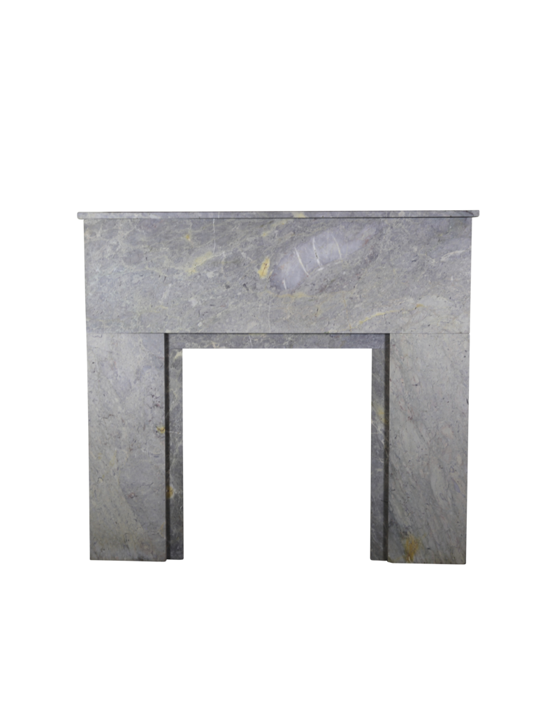 Art Deco Stone Small Fireplace Surround