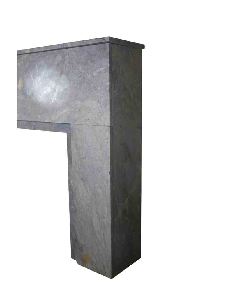 Art Deco Stone Small Fireplace Surround