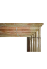 Maison Leon Van den Bogaert Bicolor LXIV Style French Antique Fireplace