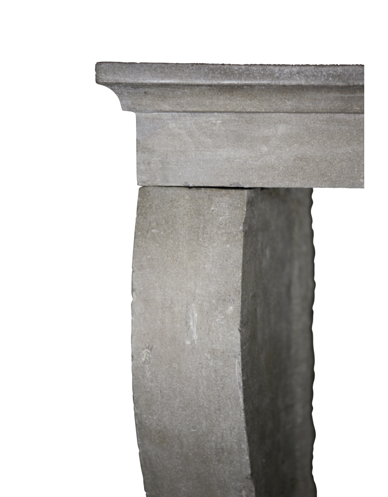 Small French Stone Fireplace Surround