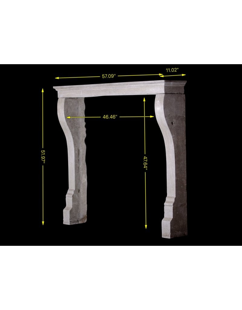 Maison Leon Van den Bogaert Pequeño Francesa Chimenea De Piedra Surround