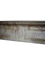 Maison Leon Van den Bogaert Antike originale französische Kaminverkleidung aus zweifarbigem Stein