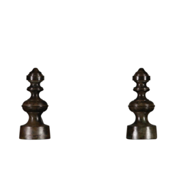 Maison Leon Van den Bogaert Antique Paire De Chenêts